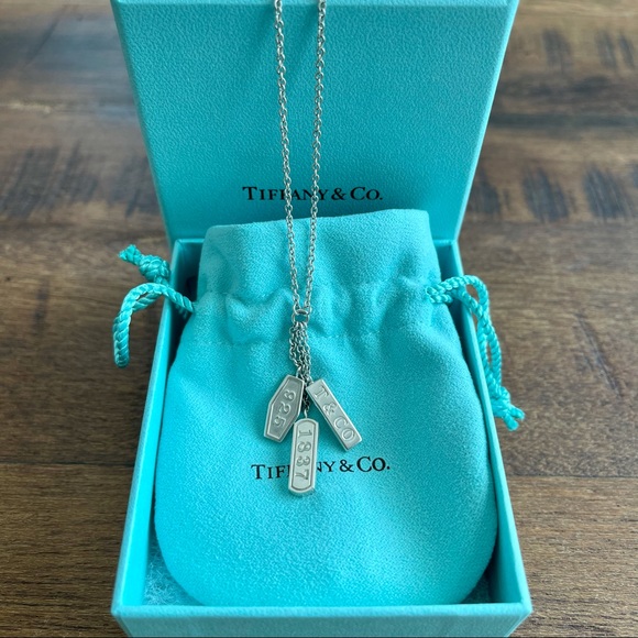 Tiffany & Co. Jewelry - SOLD 💕Tiffany & Co.💕1837 Triple Tag Lavalier Necklace